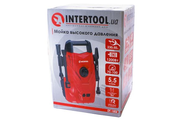 Мойка высокого давления Intertool - 6,5 л/мин x 70-100 бар (DT-1502)