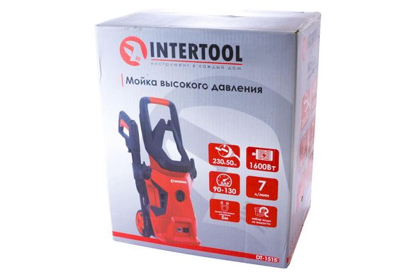 Мийка високого тиску Intertool - 7 л/хв x 90-130 бар (DT-1515)